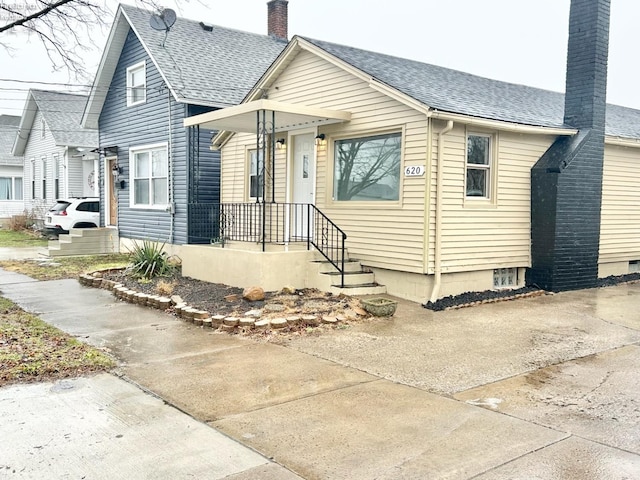 view of front of home