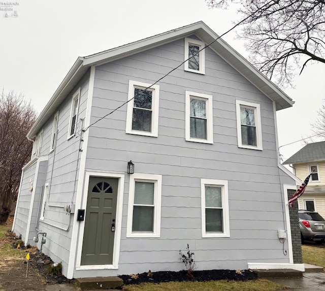 view of back of property