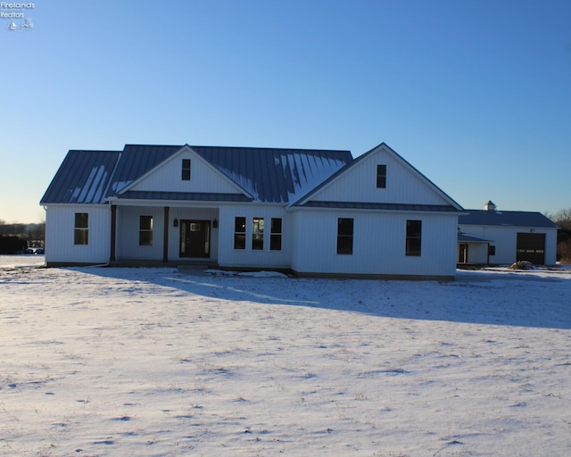 view of rear view of property