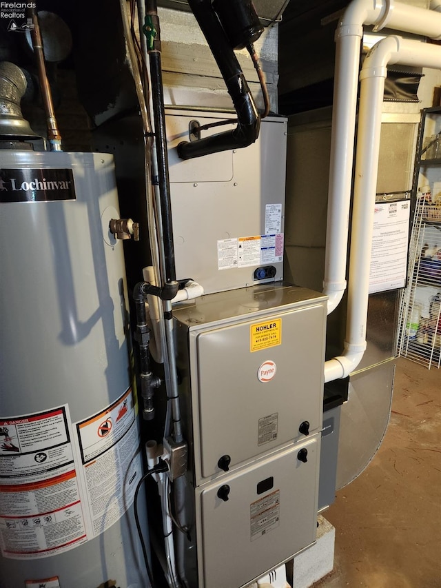 utilities with gas water heater