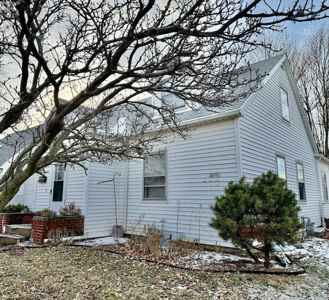 view of home's exterior