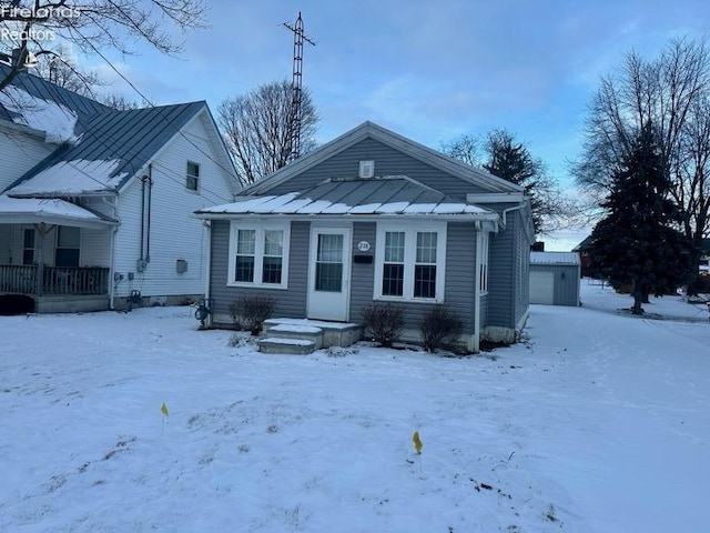 view of bungalow-style house