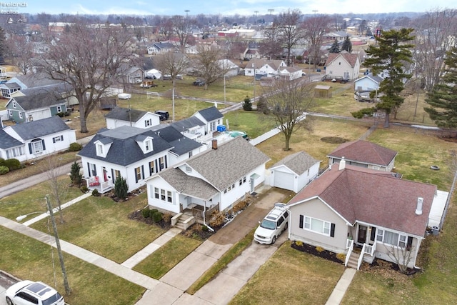 birds eye view of property featuring a residential view