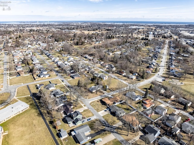 birds eye view of property featuring a residential view