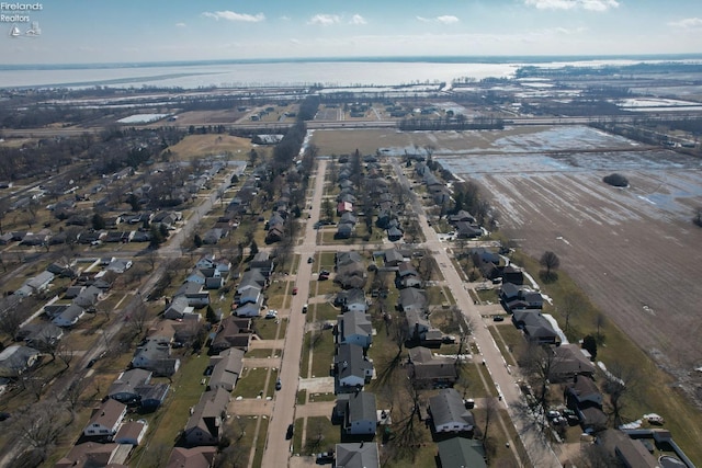 bird's eye view featuring a residential view