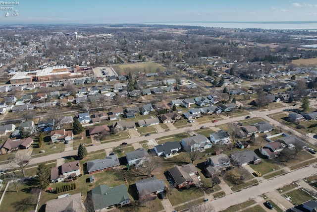 birds eye view of property featuring a residential view