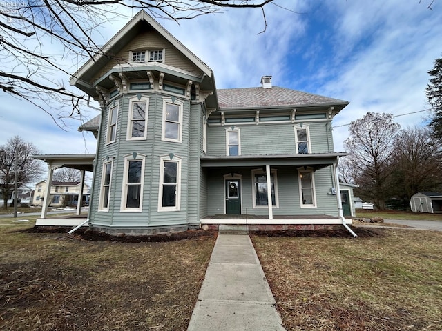 view of front of house with a porch