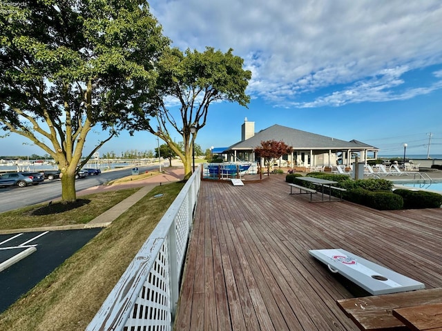 view of deck