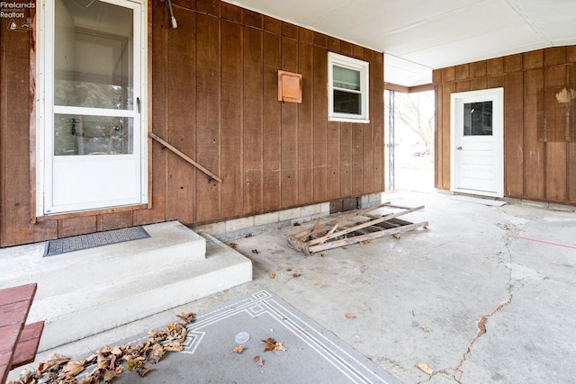 view of entrance to property