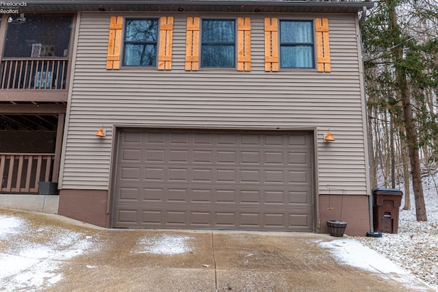 exterior space with driveway