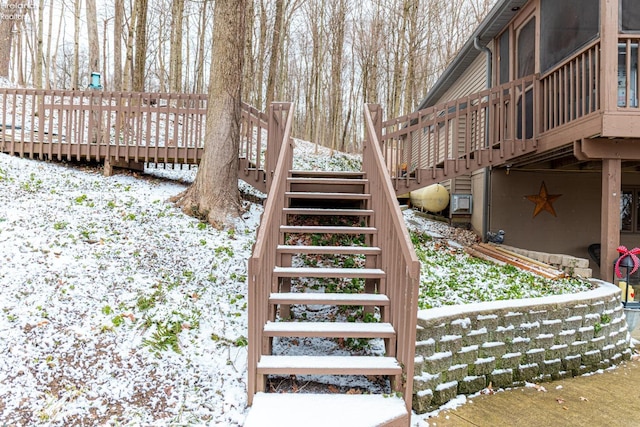 view of staircase