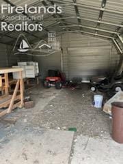 interior space with lofted ceiling