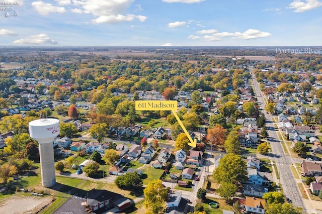 birds eye view of property featuring a residential view