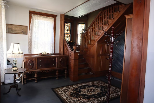 entrance foyer with stairway