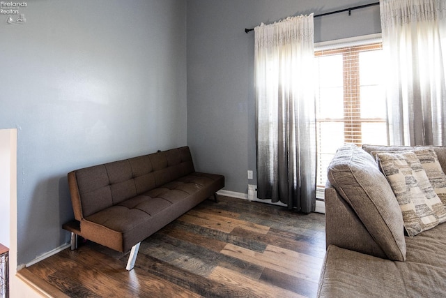 5041 State Route 99, Monroeville, OH 44847 - living area with baseboards and wood finished floors