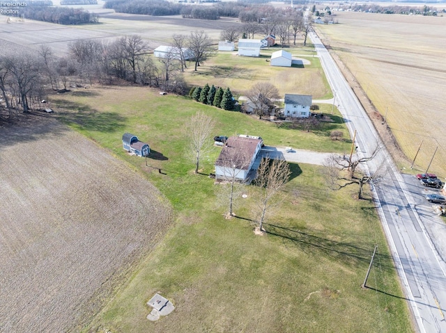 5041 State Route 99, Monroeville, OH 44847 - birds eye view of property with a rural view