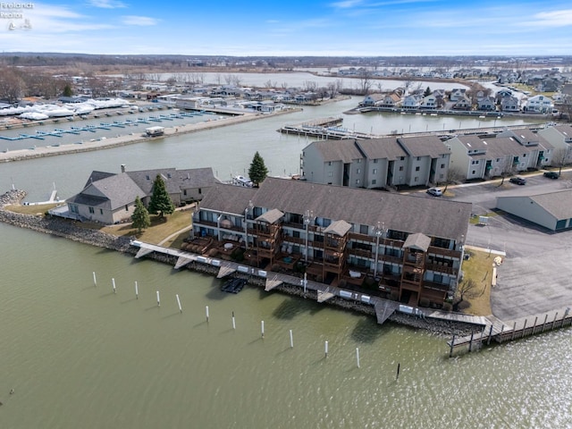 1789 N Windward Dr, Port Clinton, OH 43452 - birds eye view of property with a water view