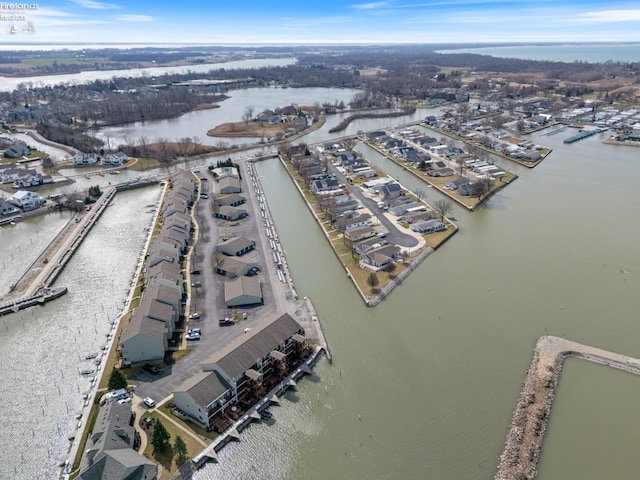 1789 N Windward Dr, Port Clinton, OH 43452 - aerial view with a water view