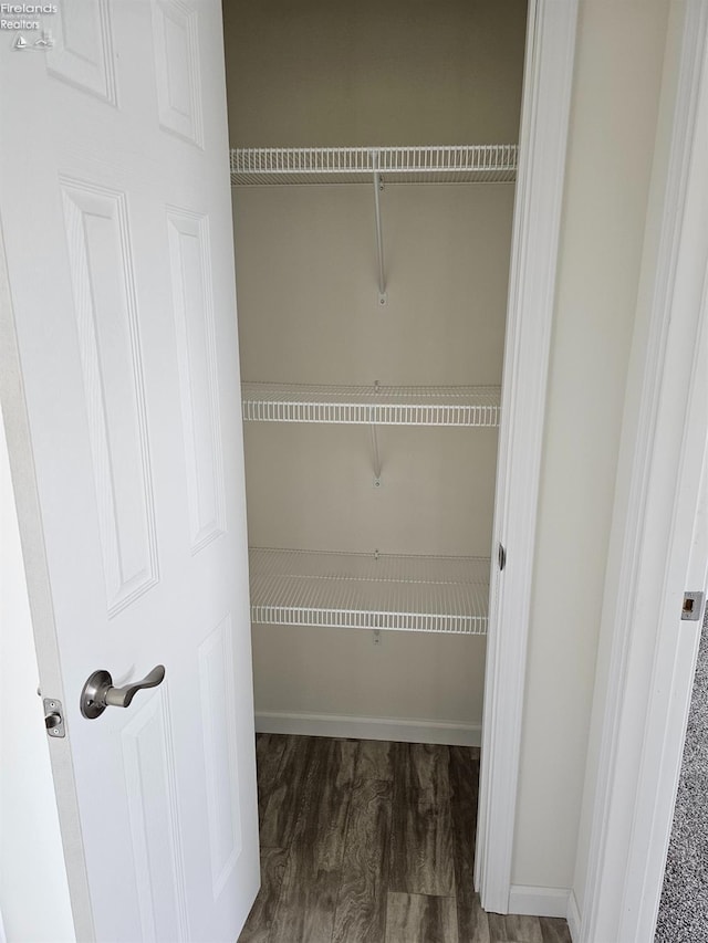 view of closet