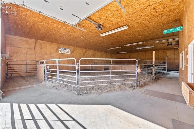 view of horse barn
