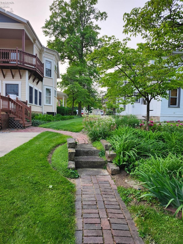 191 W Main St, Norwalk, OH 44857 - view of home's community with a lawn