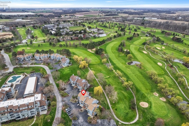 526 Mariner Vlg, Huron, OH 44839 - drone / aerial view featuring golf course view and a residential view