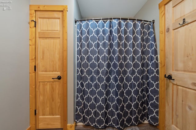 3769 Prospect Rd, New London, OH 44851 - bathroom with a shower with shower curtain