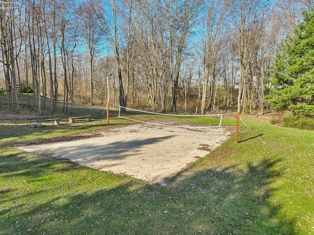 3769 Prospect Rd, New London, OH 44851 - view of property's community with volleyball court and a lawn