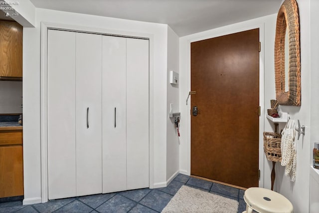 interior space with baseboards