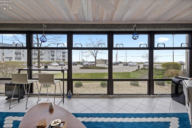 sunroom with a wealth of natural light