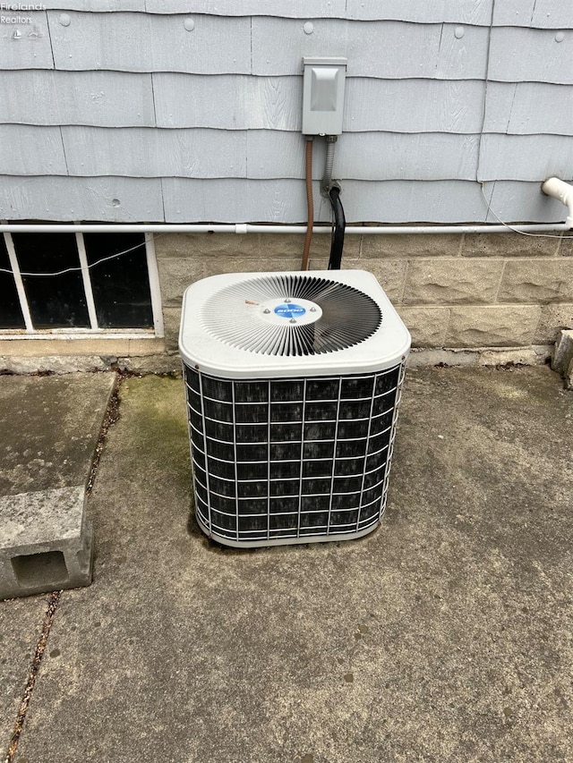 exterior details with cooling unit