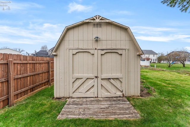 1001 Birchwood Dr, Sandusky, OH 44870 - view of shed with fence
