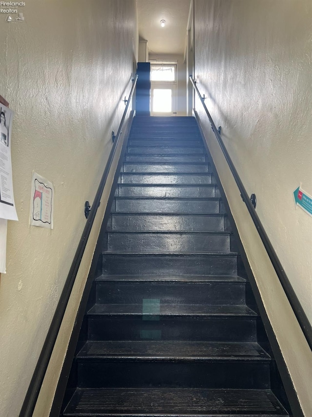 view of staircase