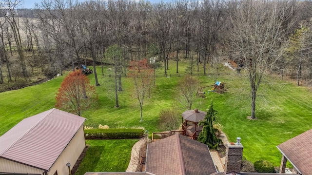 drone / aerial view