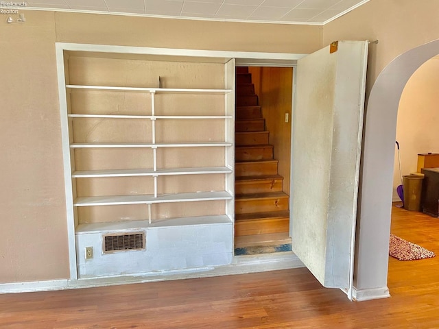 view of closet