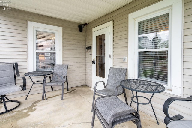 113 W Grant St, Clyde, OH 43410 - view of patio / terrace with covered porch