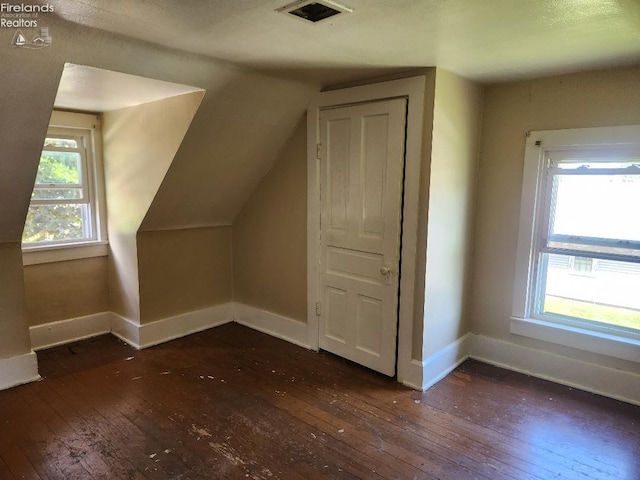 1501 E State St, Port Clinton, OH 43452 - additional living space featuring wood-type flooring, vaulted ceiling, and baseboards