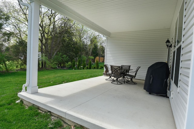 4340 E Mckenna Ln, Port Clinton, OH 43452 - view of patio featuring grilling area and outdoor dining area