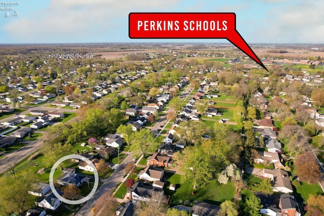 120 Schiller Ave, Sandusky, OH 44870 - bird's eye view featuring a residential view