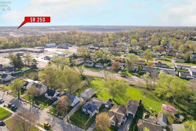 120 Schiller Ave, Sandusky, OH 44870 - drone / aerial view with a residential view