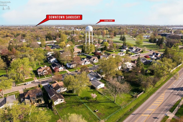 120 Schiller Ave, Sandusky, OH 44870 - aerial view with a residential view