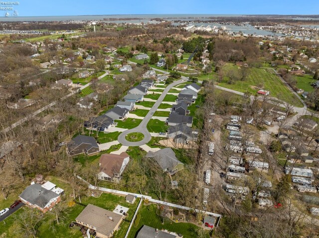 4220 Mckenna Ln, Port Clinton, OH 43452 - aerial view with a residential view