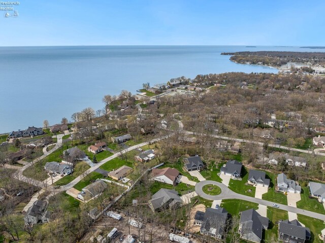 4220 Mckenna Ln, Port Clinton, OH 43452 - bird's eye view with a residential view and a water view