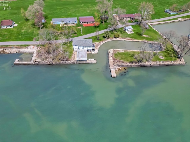 1270 Deist Rd, Middle Bass Island, OH 43446 - bird's eye view with a water view