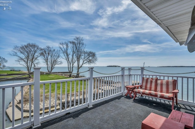 1270 Deist Rd, Middle Bass Island, OH 43446 - balcony with a water view