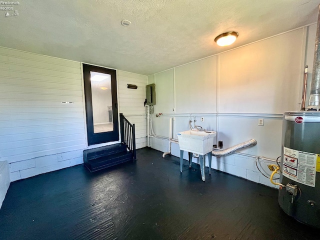 120 Mckim St, Bellevue, OH 44811 - interior space featuring water heater and entry steps