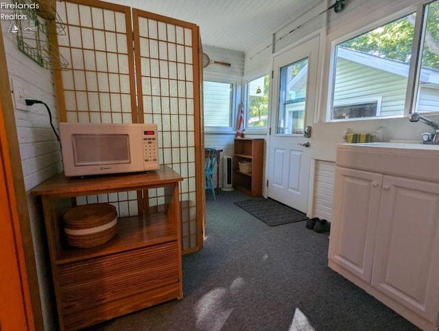 428 Cedar, Lakeside, OH 43440 - sunroom / solarium with healthy amount of natural light and a sink