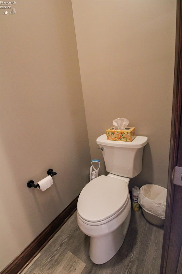 9117 W Mason Rd, Castalia, OH 44824 - bathroom with wood finished floors and toilet