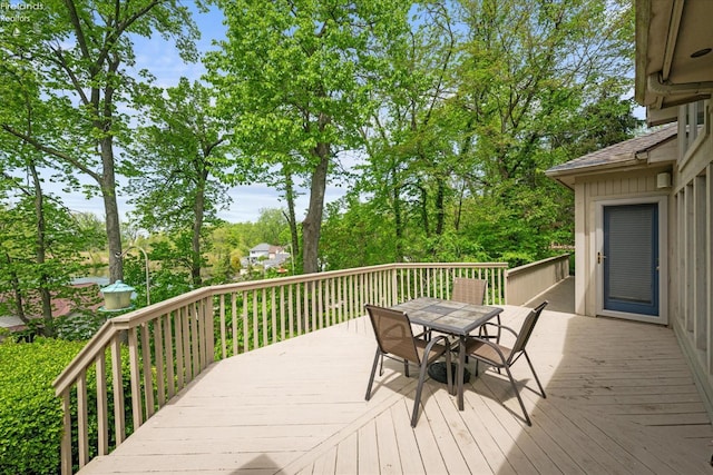 3535 E High Point Ln, Port Clinton, OH 43452 - deck featuring outdoor dining space