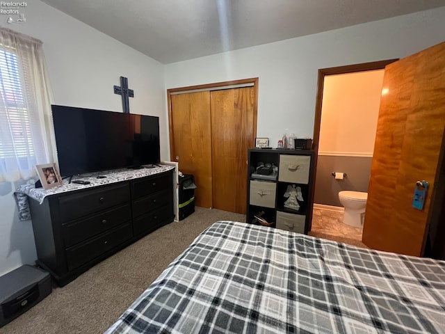 6 Breezewood Dr, Norwalk, OH 44857 - bedroom with a closet, carpet flooring, and ensuite bathroom